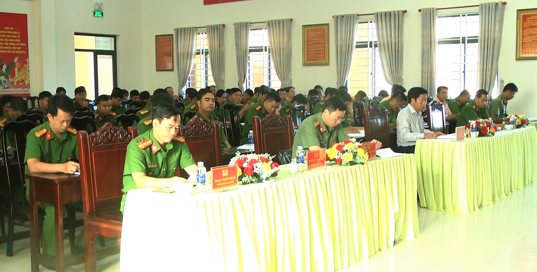 CA huyện Ea Kar tổ chức Hội nghị sơ kết phong trào thi đua vì ANTQ 6 tháng đầu năm 2023